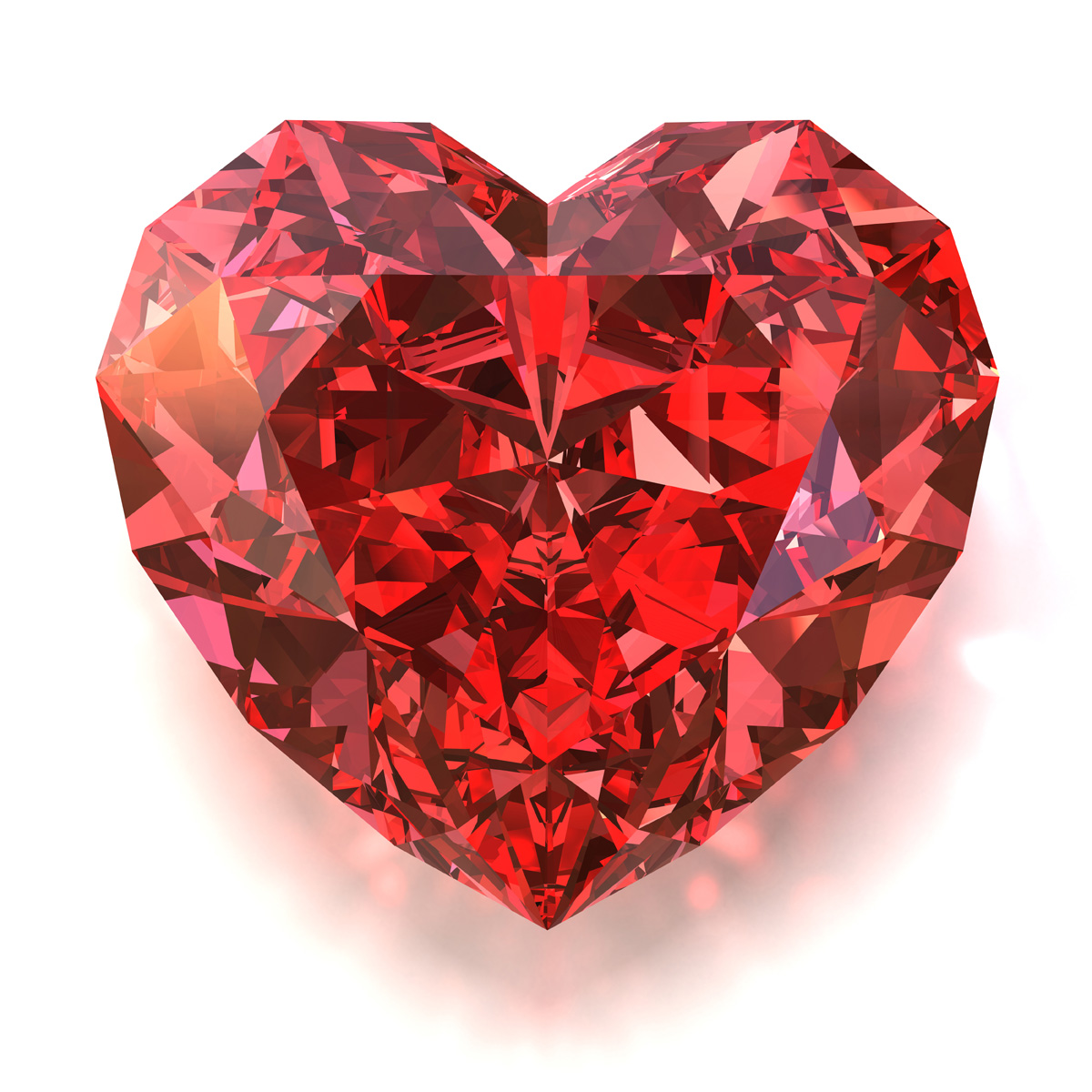 red-heart diamond