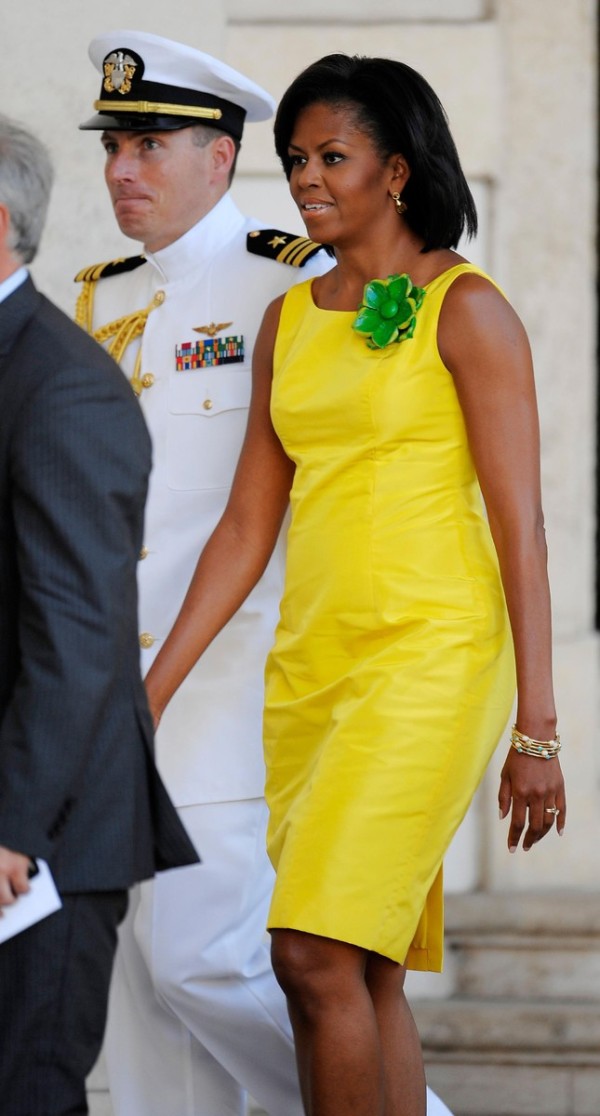 Le président américain Barack Obama et sa femme Michelle arrivent à Rome. SF