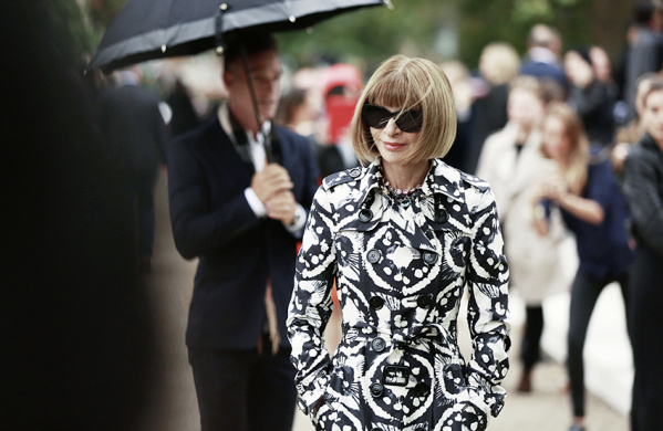 Anna Wintour at the Burberry Womenswear S_S16 Show