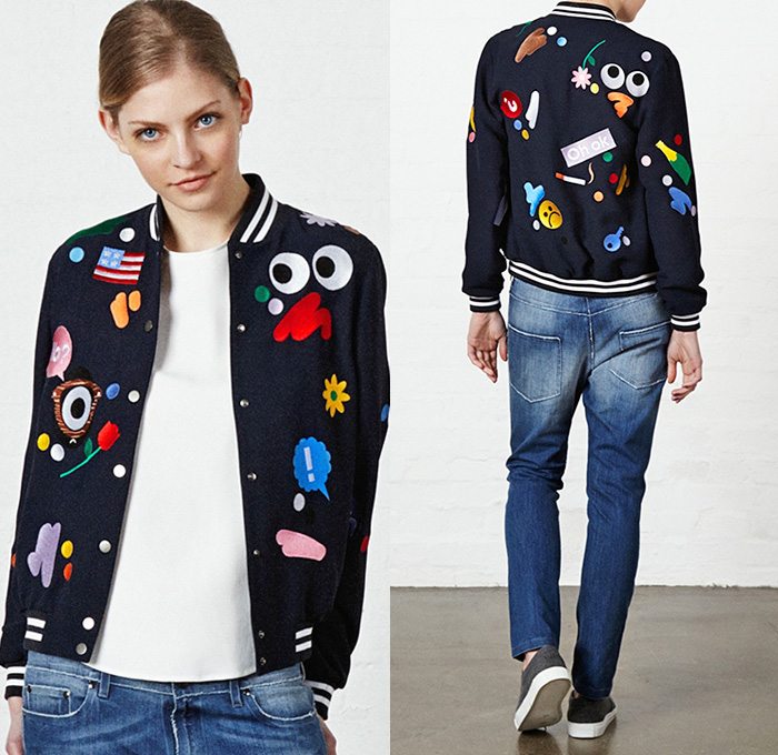 mira-mikati-2015-2016-fall-autumn-winter-fashion-womens-denim-jeans-pop-art-embroidery-patches-cartoon-faces-flowers-drawstring-color-stripes-01x
