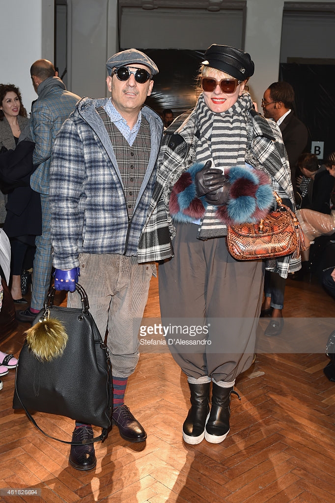 attends the Julian Zigerli show during the Milan Menswear Fashion Week Fall Winter 2015/2016 on January 20, 2015 in Milan, Italy.