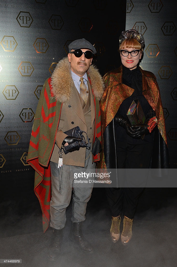 attends the Philipp Plein show as part of Milan Fashion Week Womenswear Autumn/Winter 2014 on February 23, 2014 in Milan, Italy.